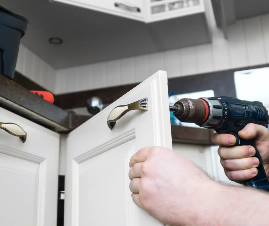 Professional cabinet knob installation service in a Marietta